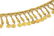 Vintage 18k Yellow Gold Multi Coin Shape Drape Necklace - 3
