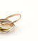 Cartier 18k Tri-Color Gold Trinity Rolling 7 Bands Ring - 6
