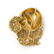Unique 18k Yellow Gold Diamond Sapphire & Ruby Cocker - 2