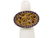 Estate Vintage 18k Two Tone Gold Citrine & Amethyst