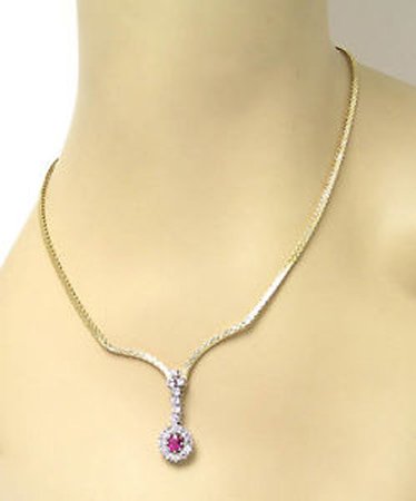 Beautiful Vintage 14k Two Tone Gold 1.6 ct Diamond & (1 of 2)