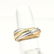Cartier 18k Tri-Color Gold Trinity Rolling 5 Bands Ring