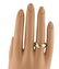 Cartier 18k Tri-Color Gold Trinity Rolling 5 Bands Ring - 2