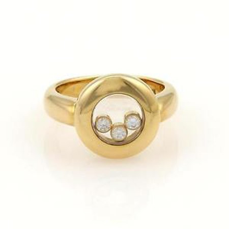 Chopard Happy Diamonds 18k Yellow Gold 3 Floating (1 of 1)