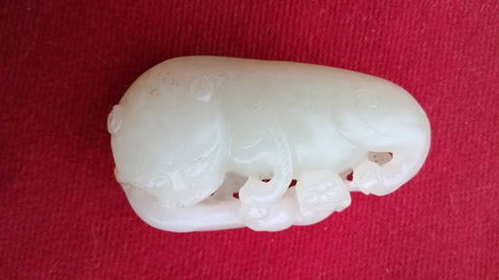 And Tian Yuqing: Qing Dynasty , Chinese,Finely carved Jade