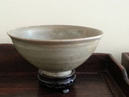 Song dynasty Bowl: Chinese, Song dynasty bowl,private collection from Bloomfield hills , Michigan, Seller gaurantees it not a reproduct, H 3", Dia 7"