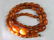 Vintage Natural Egg Yolk Baltic Amber Bead Necklace