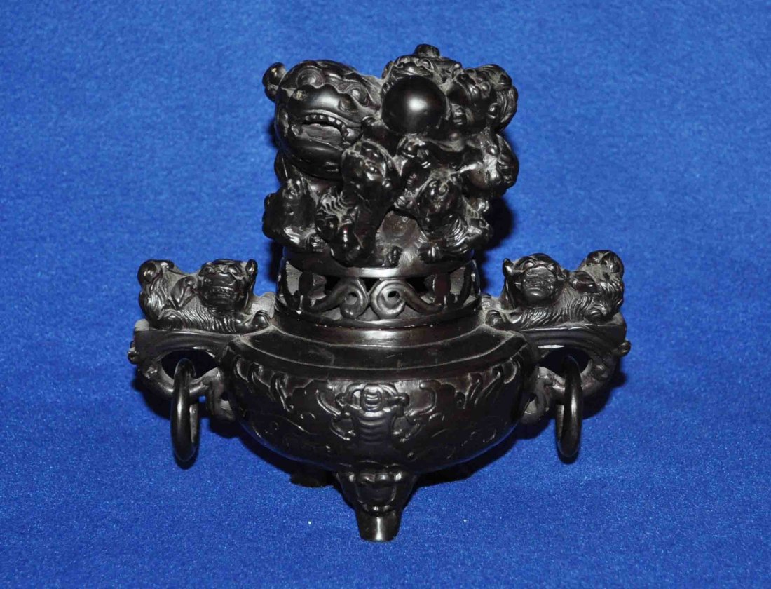 Chinese Carved Stone Incense Burner: Measurements: 6" X 6.5" X 4", 3 lbs 3oz, All base, stand or frame are not included unless it is in the title.