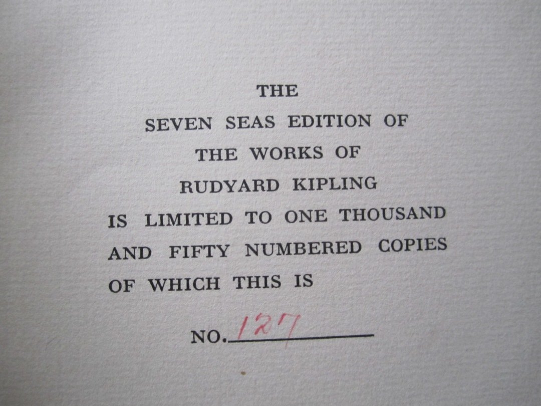 Rudyard Kipling Seven Seas Edition 27 Vol. - 5
