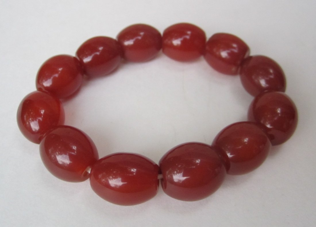 Nuggets Carnelian Bracelet: 7.5”L
