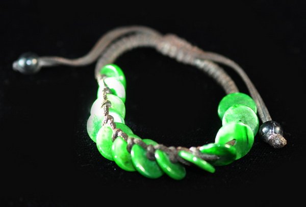 Chinese Old Jadiete Bracelet (1 of 3)