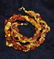 VINTAGE ANTIQUE BALTIC AMBER BEAD NECKLACE