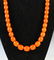 VINTAGE ANTIQUE BALTIC AMBER BEAD NECKLACE - 2