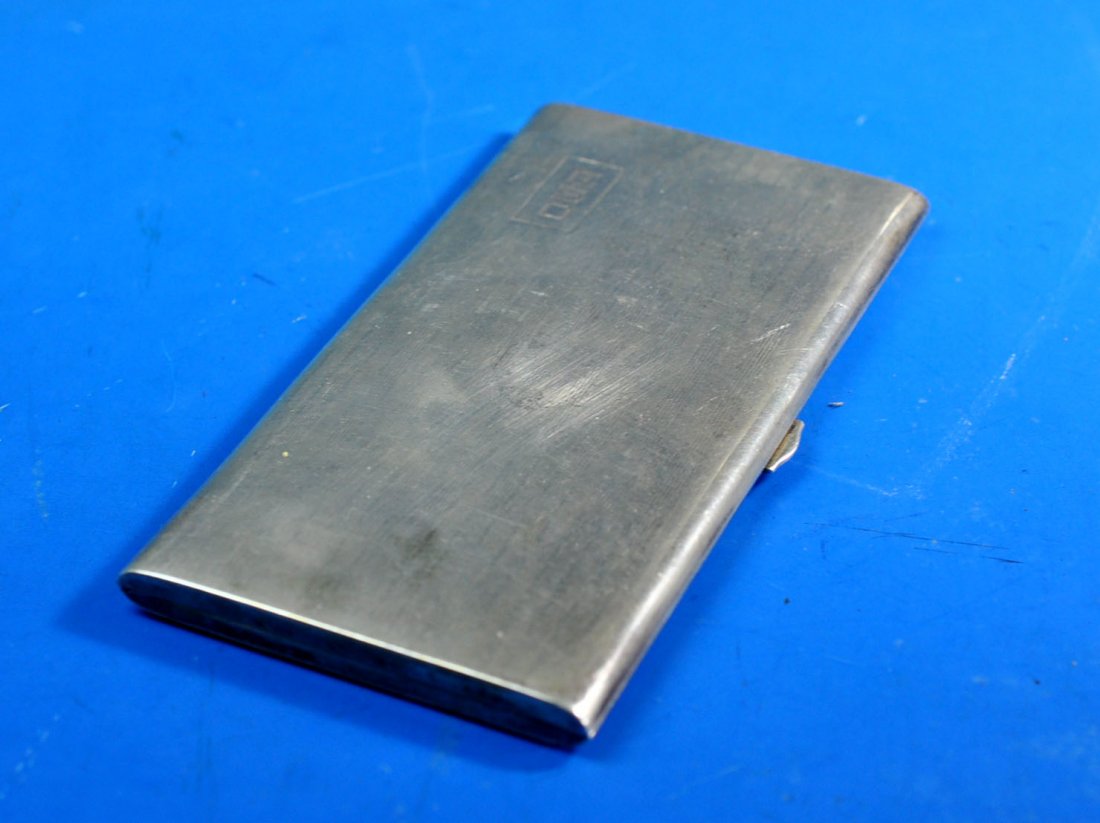 Vintage Sterling Silver Cigarette Case (1 of 5)