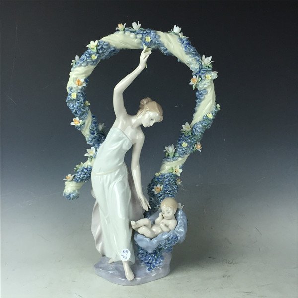 16" Large Lladro Porcelain #6571 Rebirth @2000 (1 of 7)