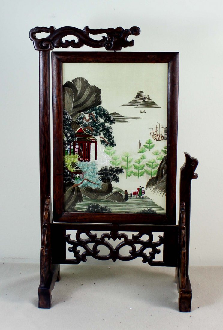 Chinese Wooden Table Screen (1 of 8)