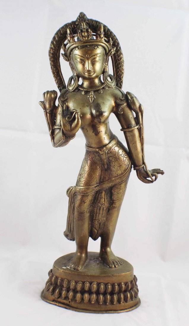 Asian Bronze Statue Of Buddha (1 of 7)