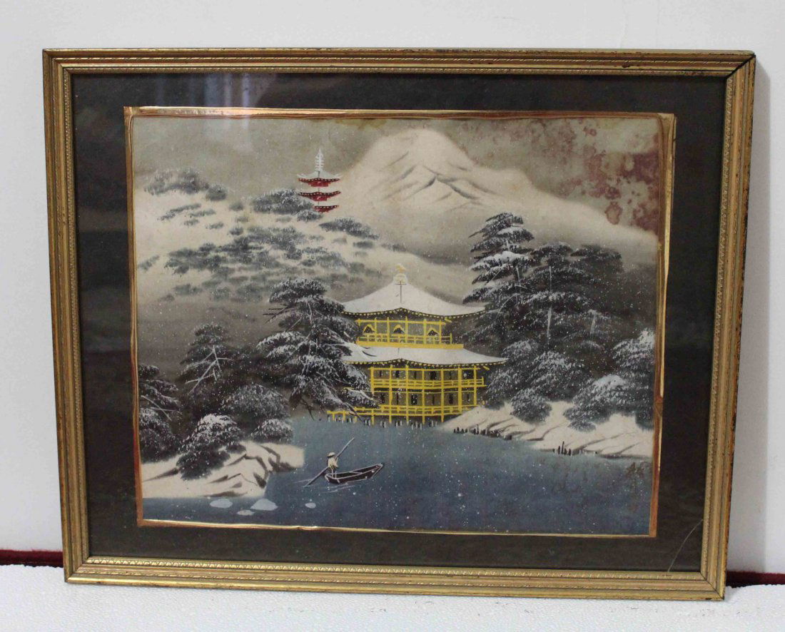 Japanese Print Picture With Frame (1 of 6)