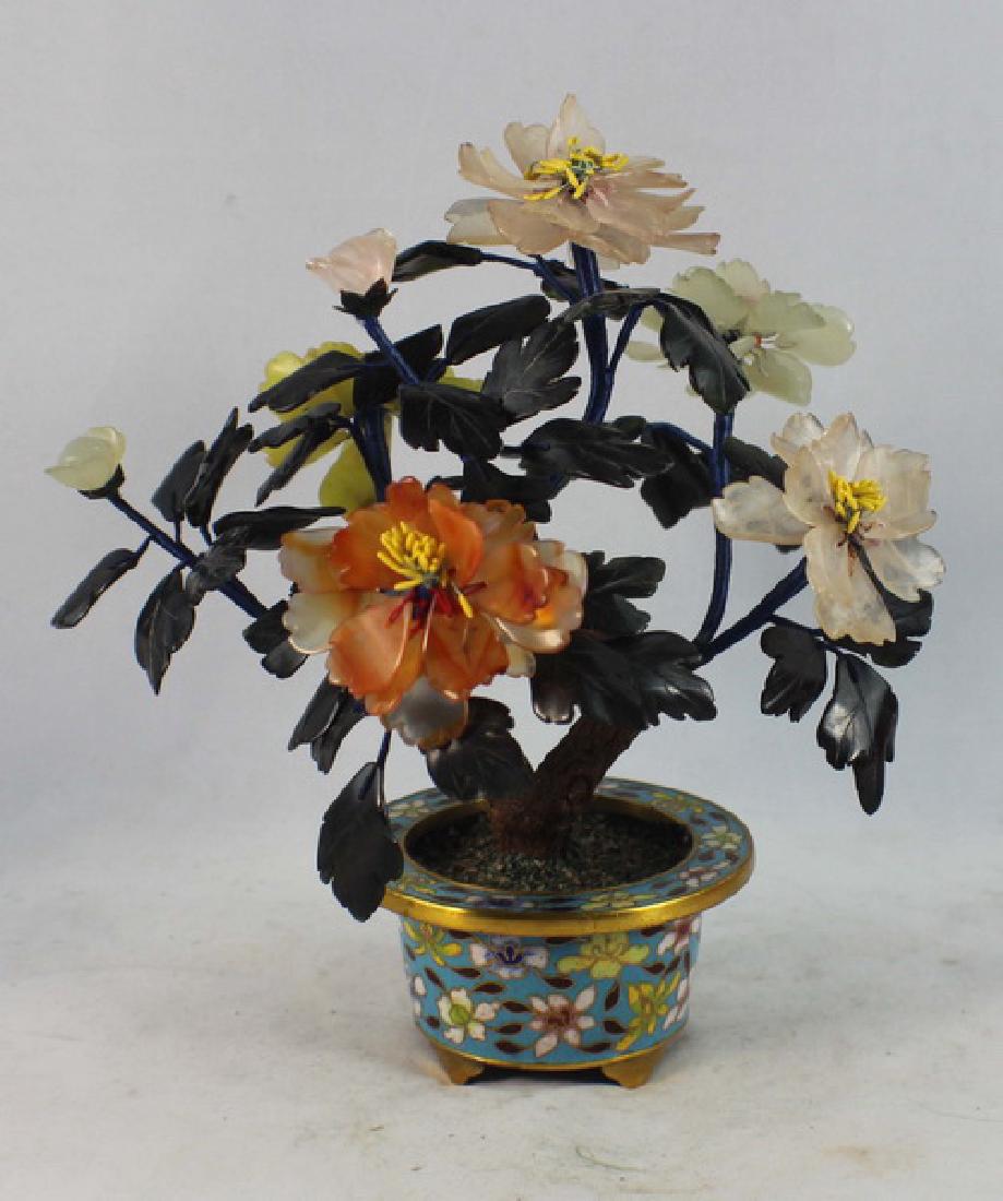 Chinese Carved Jade Tree (1 of 8)