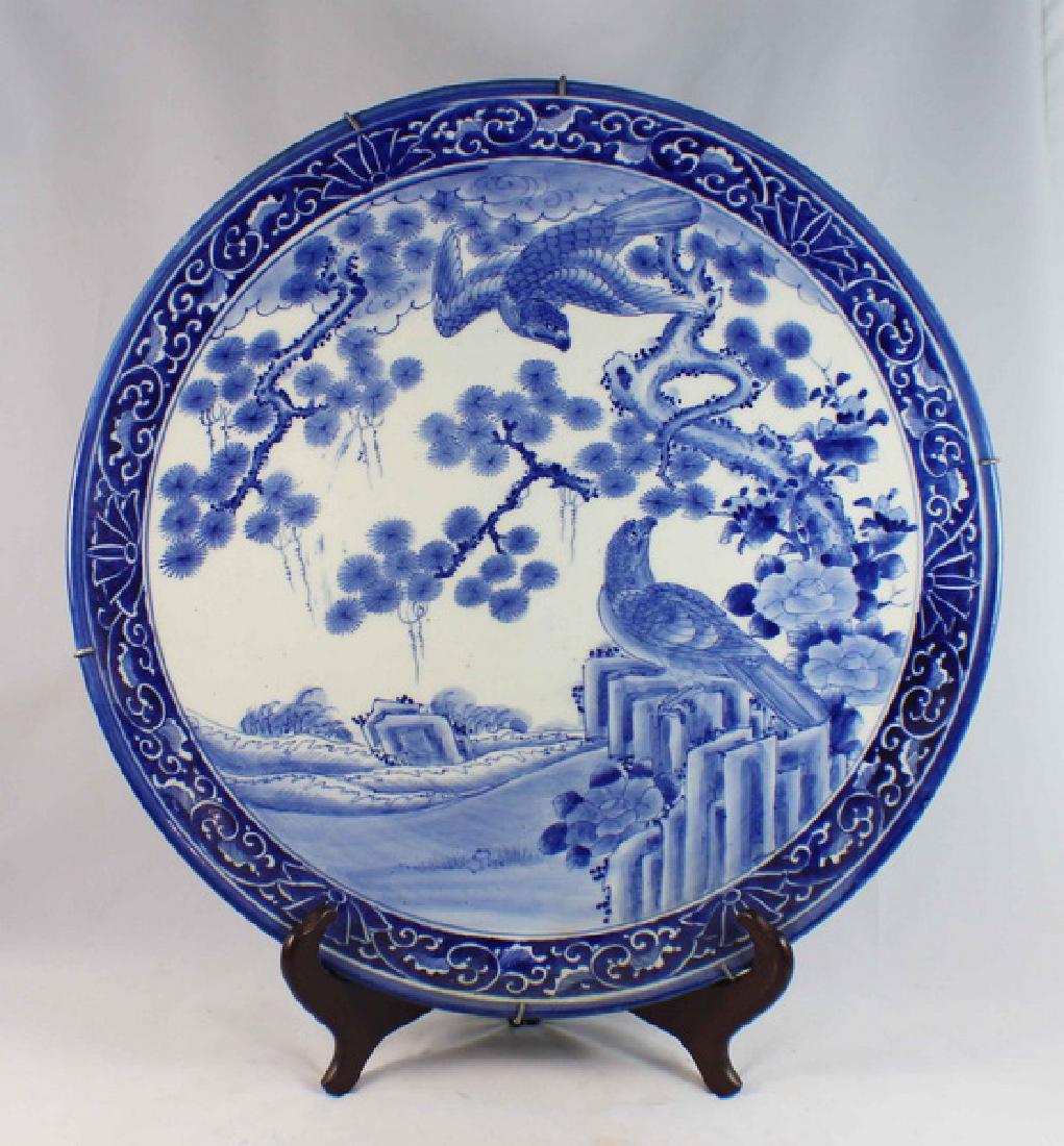 Large Antique Chinese Export Porcelain Plate (1 of 8)