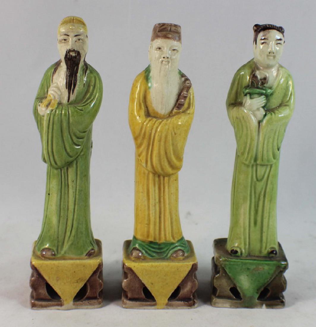 Lot Of 3 Chinese Porcelain Figures (1 of 7)
