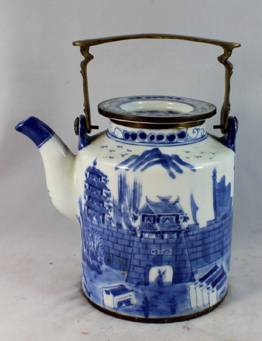 Antique Chinese Porcelain Tea Pot (1 of 7)