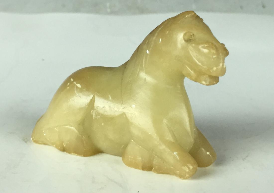 Vintage Jade Carving Horse-19th Century (1 of 4)