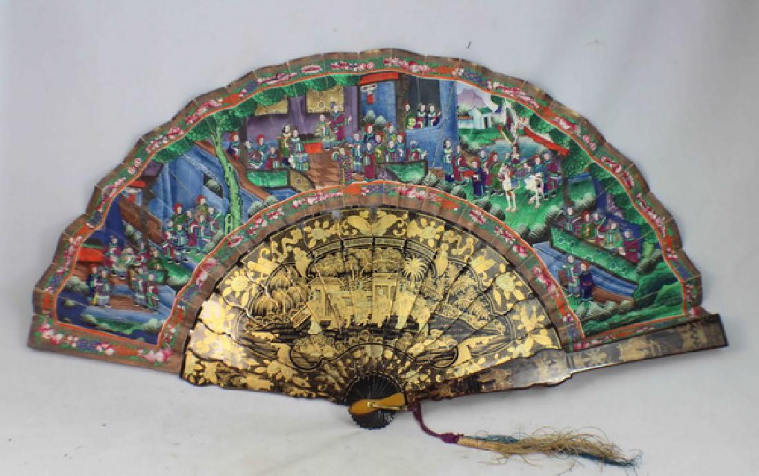 Chinese Antique Hand Painted Fan (1 of 10)