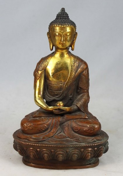 Chinese Gilt Bronze Statue Of Buddha (1 of 7)
