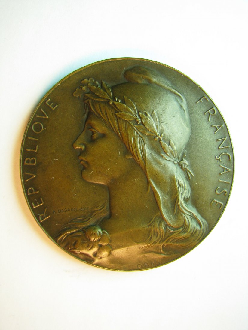 Russia: Medal amitiÃ© franco russe 7 Aout 1896 / 1896 / Bronze / 98.2 g