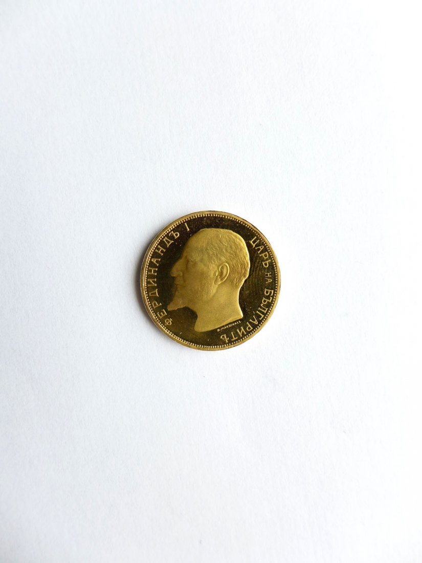 Bulgaria: Ferdinand I / 1908 - 1918 / 20 Leva (restrike) / 1912 / Gold / 6.45 g / KM 33