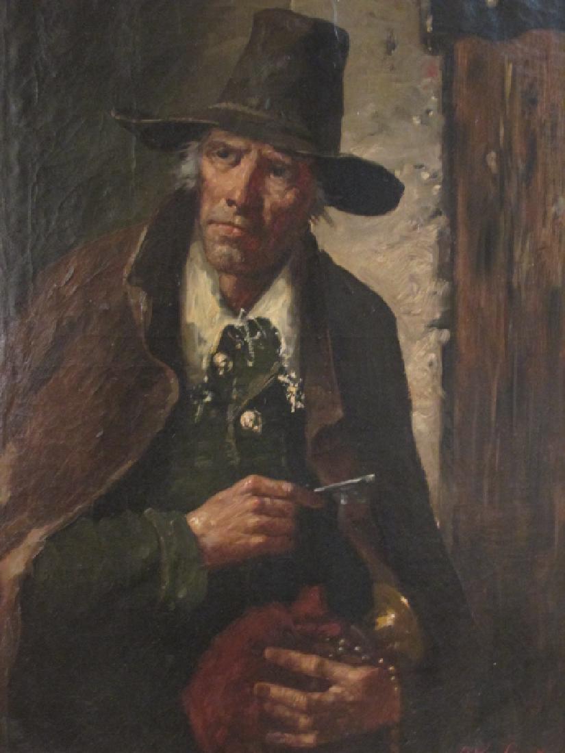 EARLY 19TH C CHARLES LACROIX OIL ON CANVAS PAINTIN (1 of 10)