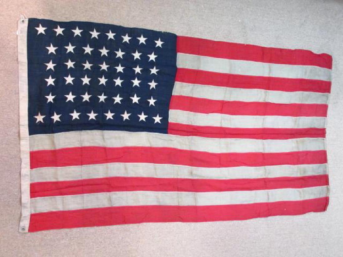 VINTAGE 45-STAR UNITED STATES OF AMERICA FLAG (1 of 9)
