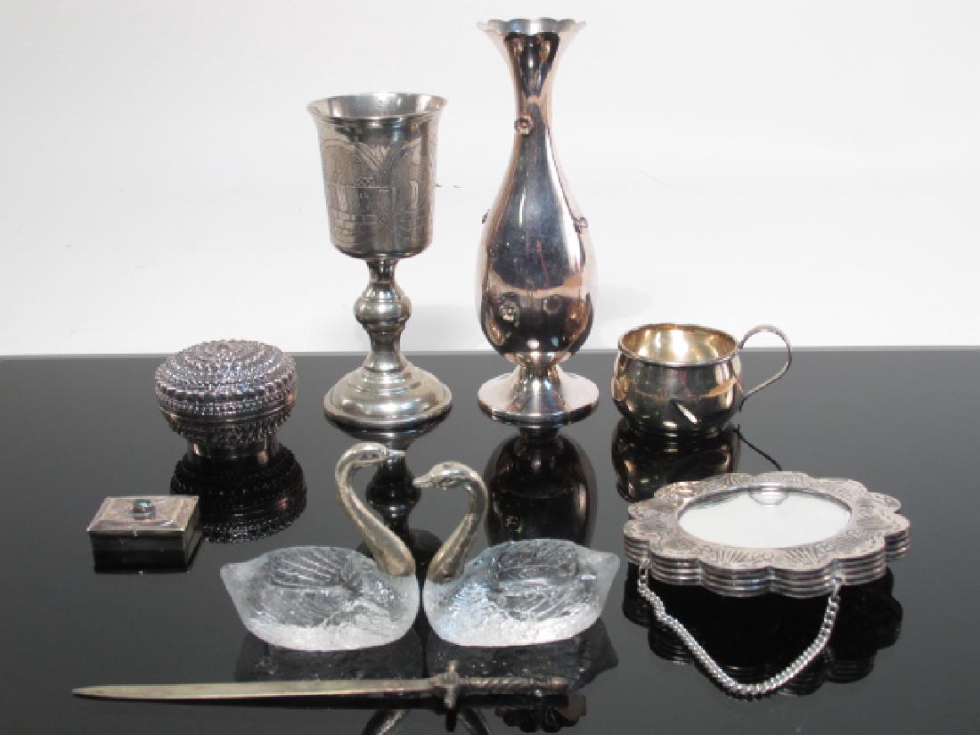 ASSORTED CONTINTENTAL SILVER: 9.9+ TROY (1 of 10)