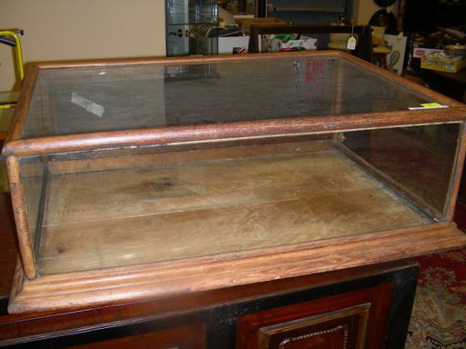 11 Antique Glass Display Case Counter Top Oak Sep 26 2006