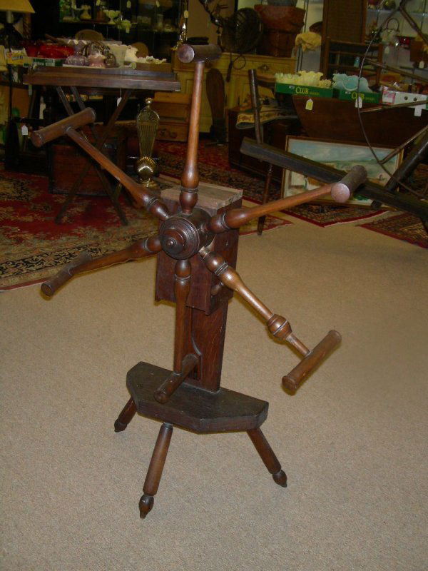 40 ANTIQUE WOODEN SPINNING YARN WINDER