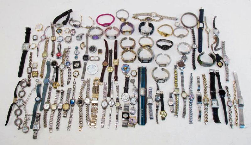 LARGE COLLECTION ASSORTED LADIES WRISTWATCHES (1 of 10)