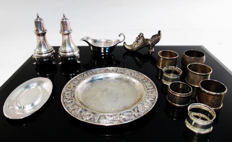 ASSORTED CONTINENTAL SILVER: CHINESE, 800, ETC. (1 of 10)