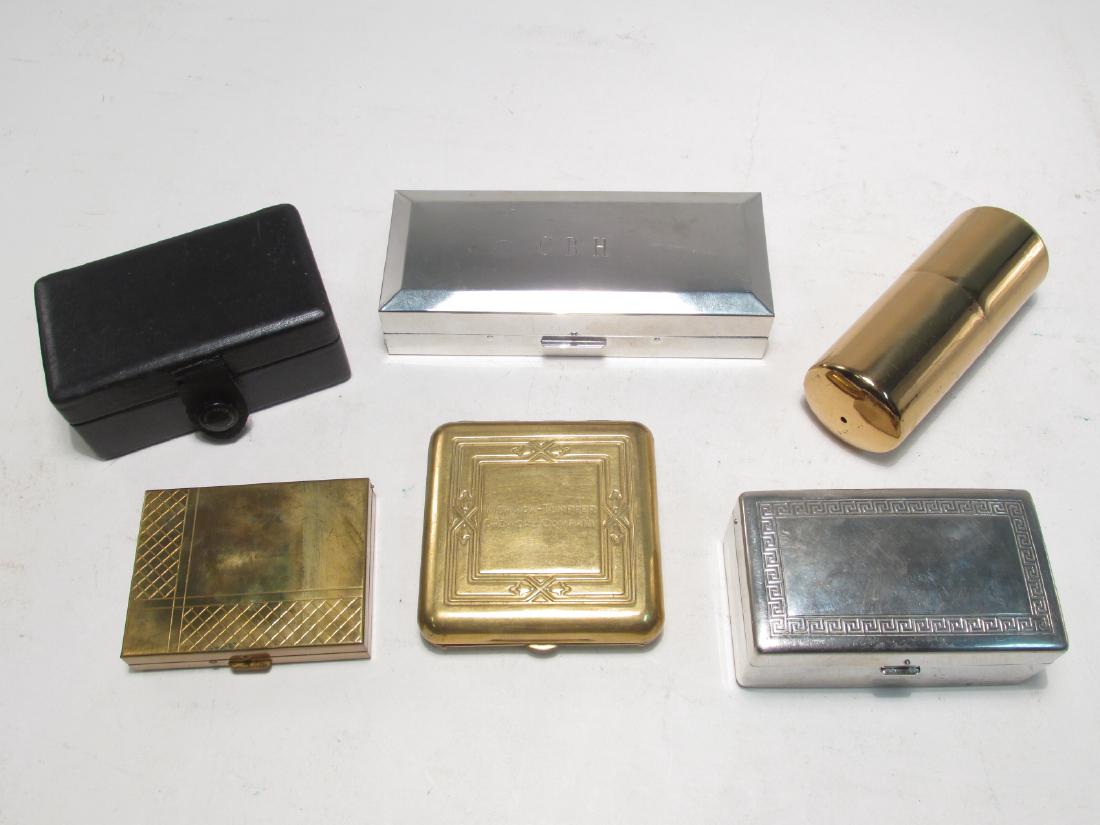 SIX VINTAGE GILLETTE COLLECTABLE SAFETY RAZORS (1 of 10)