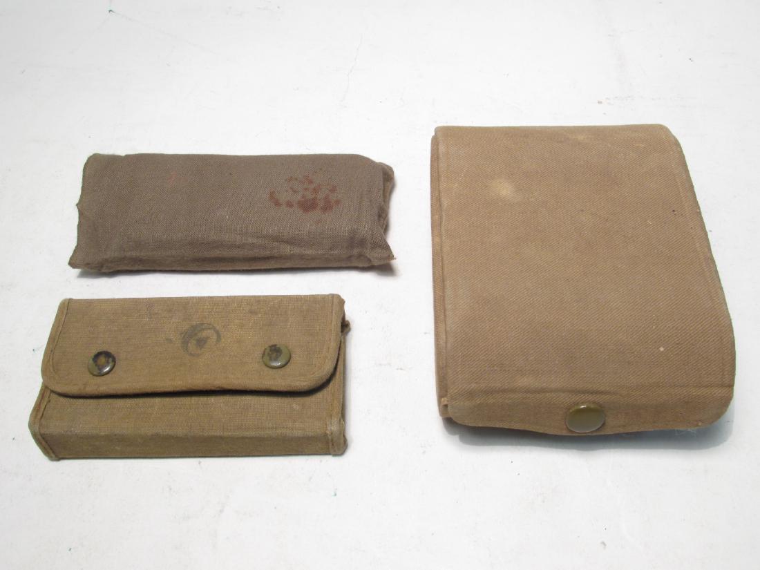 THREE VINTAGE GILLETTE SAFETY RAZORS: MILITARY SET (1 of 7)