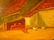 643: ANTIQUE OIL CANVAS PAINTING FARM ON POND SIGNED - 6