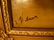 643: ANTIQUE OIL CANVAS PAINTING FARM ON POND SIGNED - 8