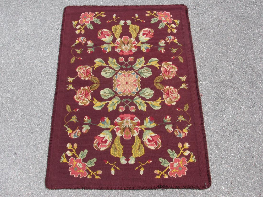 PORTUGUESE HAND KNOTTED WOOL RUG - 4'3" x 6' (1 of 7)