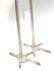 LARGE SILVERED BRONZE CRANE BIRD GARDEN SCULPTURE - 4