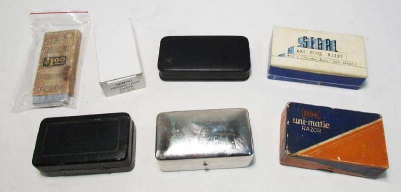 SEVEN ASSORTED VINTAGE DOUBLE EDGE SAFETY RAZORS (1 of 8)
