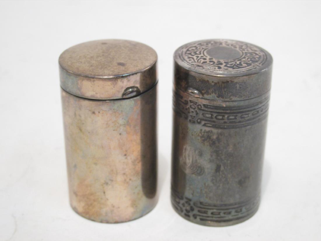 TWO TIFFANY & CO GILLETTE STERLING TRAVEL RAZORS (1 of 9)