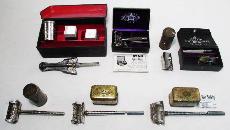 SEVEN VINTAGE STAR KAMPFE WEDGE BLADE SAFETY RAZOR (1 of 10)