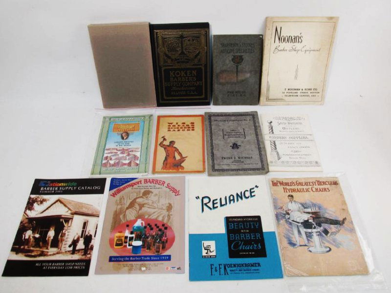 VINTAGE BARBER SHOP SUPPLY CATALOGS: WISS, RELIANC (1 of 10)