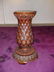 104: ITALIAN VICTORIAN MAJOLICA POTTERY PEDESTAL