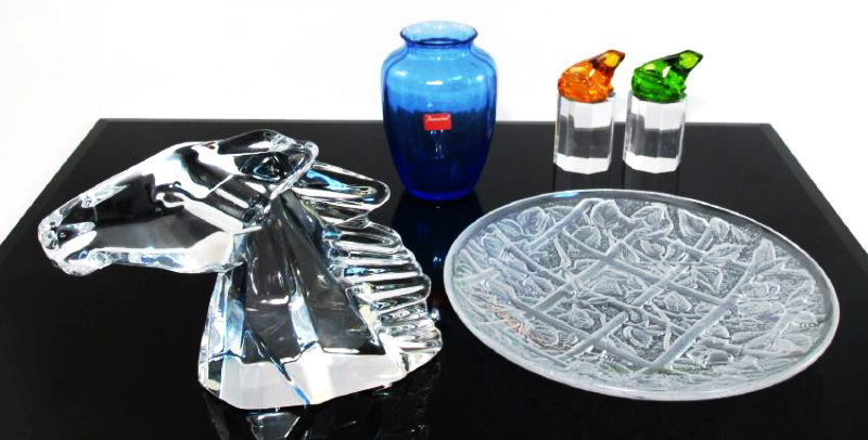 FRENCH CRYSTAL: BACCARAT, DAUM 5 PCS (1 of 9)